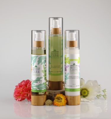 Trio Chiiyaam Gel douche, Crème hydratante et huile a massage