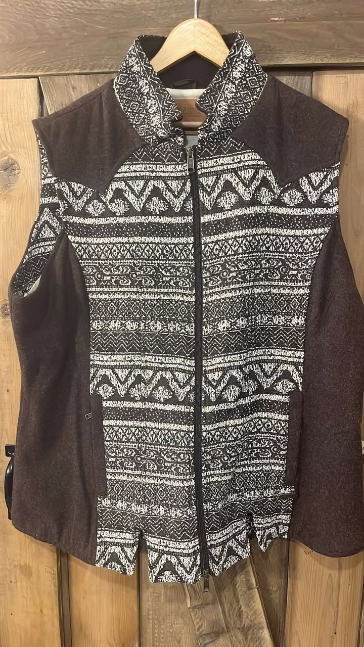 Pan Veste Aztec Brune