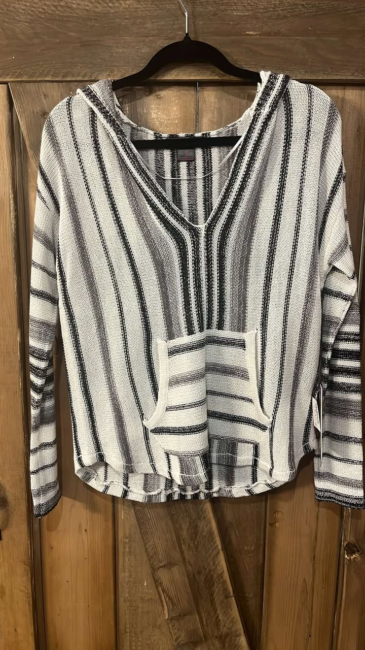 Rock Tricot Noir Et Blanc