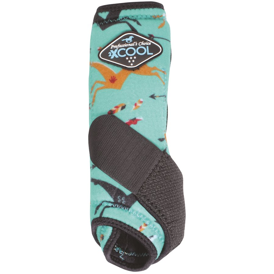 Guetre Pro Choice Cheval Turquoise 4 pattes medium