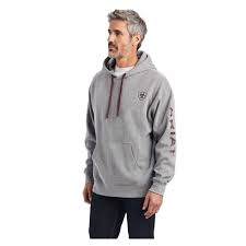Ariat Hoodie Gris Logo Hood 10040817