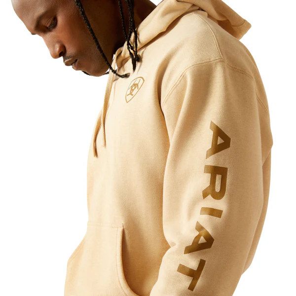 Ariat Hoodie Beige Logo Hood 10055411