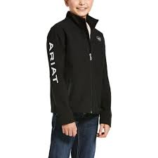Ariat Manteau Enfant Noir New Team Softshell 10028657