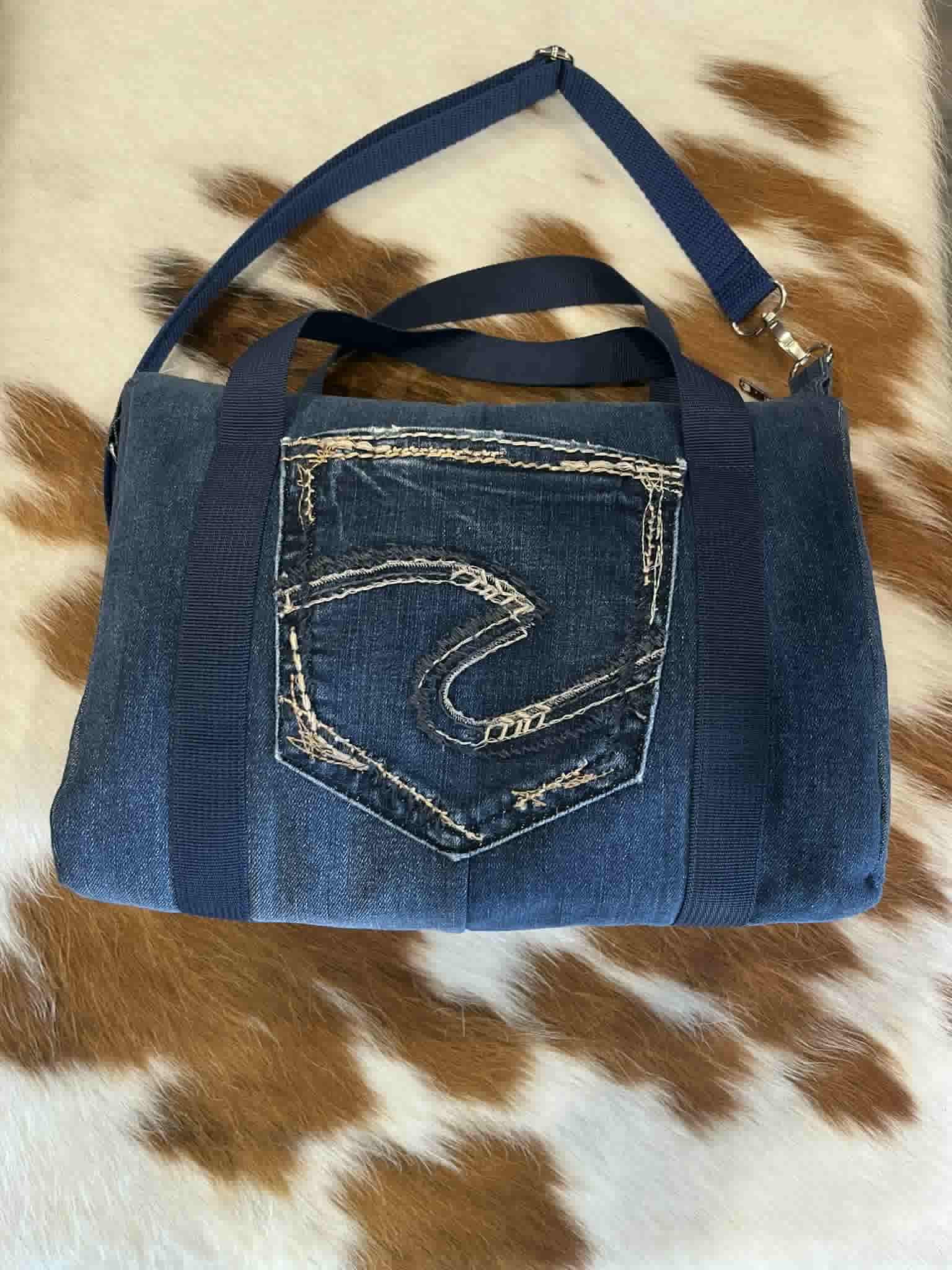 Saccoche en jeans recyclé